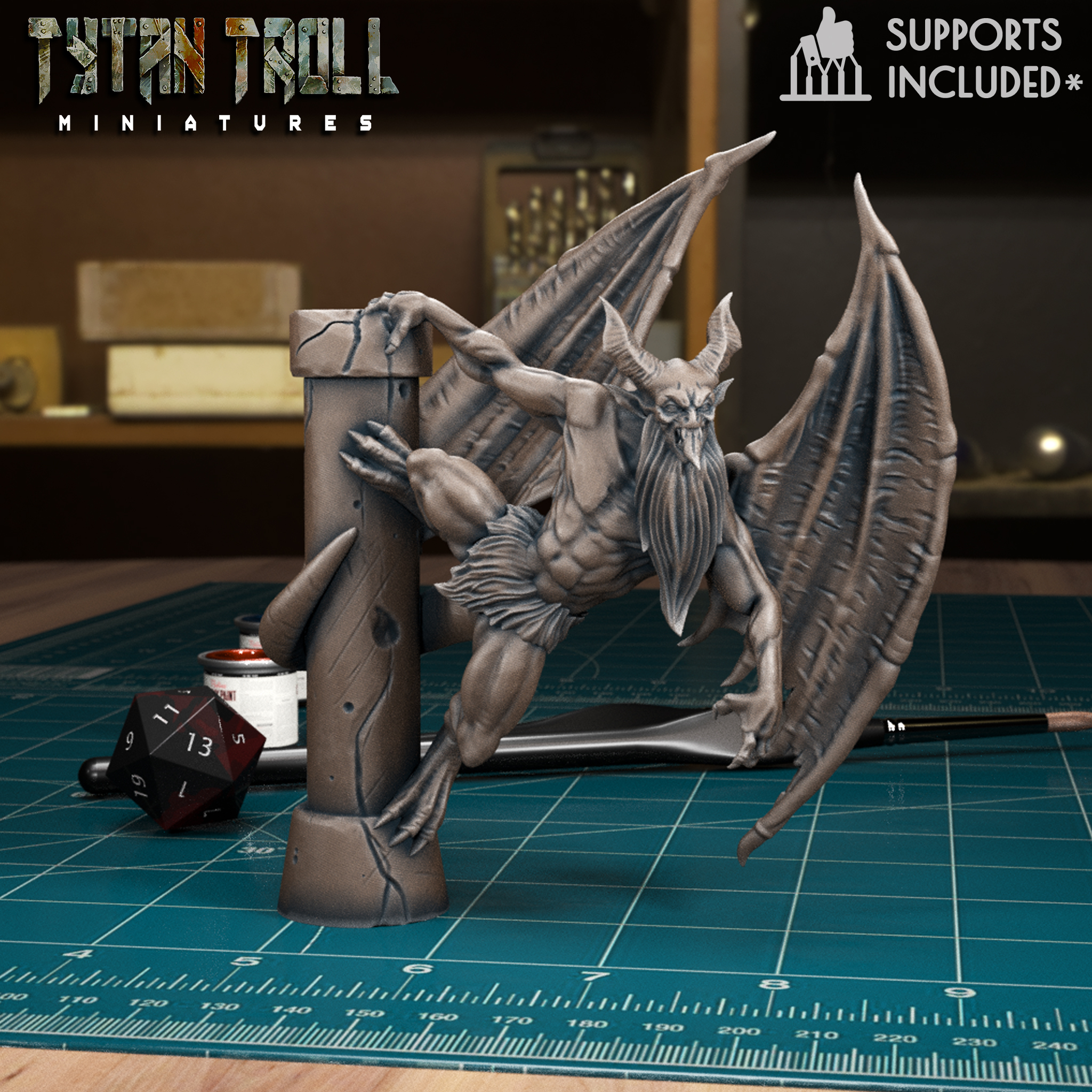 Gargoyle 01 [Pre-Supported]